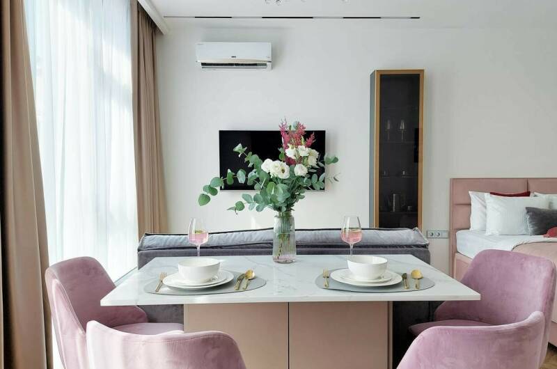 Изображение Изображение квартиры "Роскошные апартаменты с бассейном в ЖК «Метрополь»" #1 #1