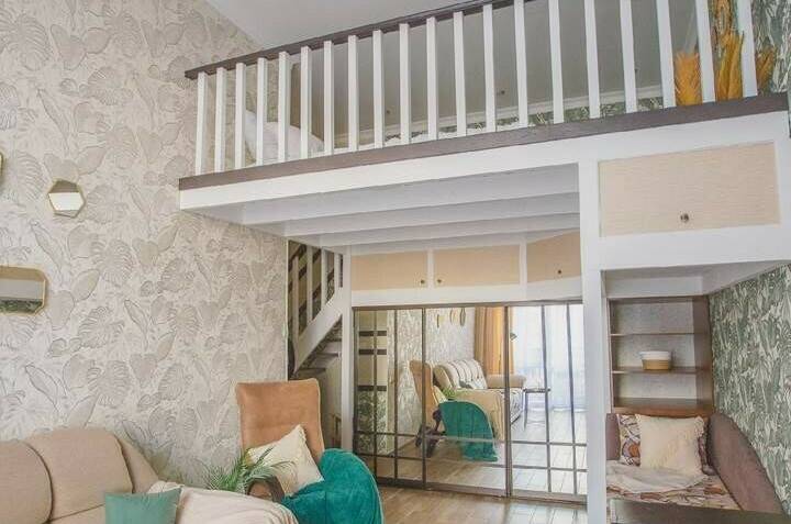 Изображение Изображение квартиры "Двухуровневый апартамент в ЖК «Изумрудный город»" #1 #1